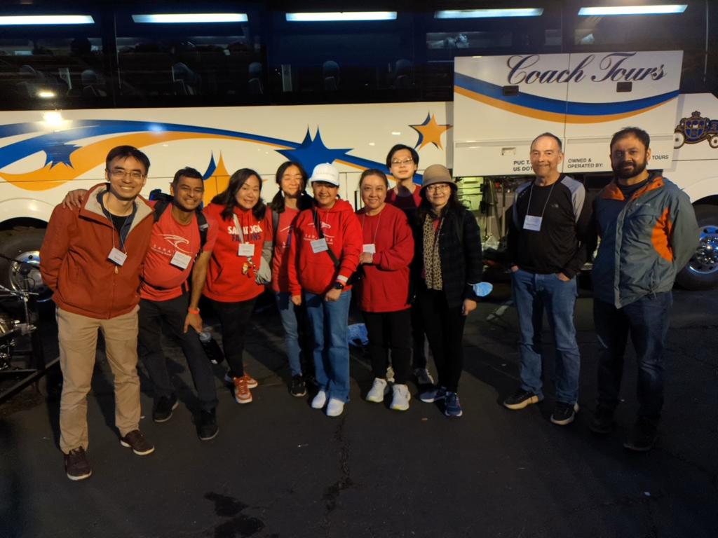 Saratoga Music Boosters volunteers supporting student travel
